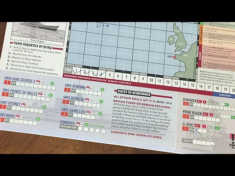 Bismarck Solitaire Bookgame - How to Play Part 3