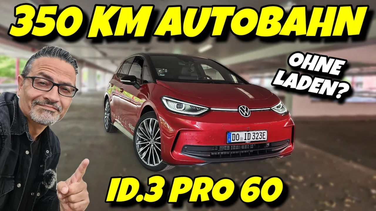 Das Volksauto? VW ID.3 Pro 60 Autobahnreichweite und Ladezeit im Test. #ev