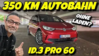 Das Volksauto? VW ID.3 Pro 60 Autobahnreichweite und Ladezeit im Test. #ev