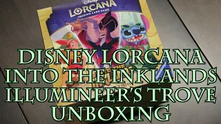 Disney Lorcana Into the Inklands Illumineer's Trove Unboxing