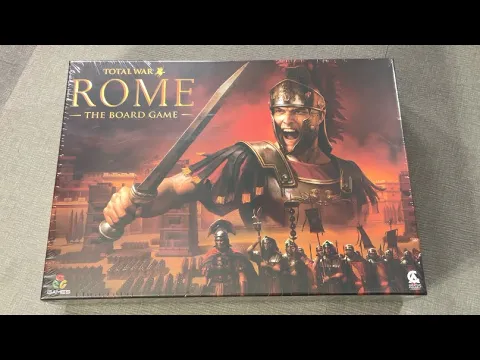 The Discriminating Gamer: Total War: Rome - The Board Game unboxing with Ray