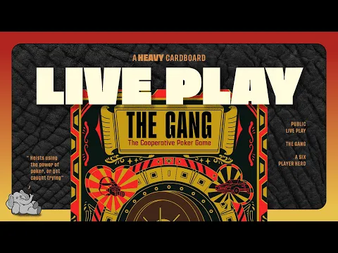 The Gang - 6-player Teaching, Play-through, & Roundtable Discussion by Heavy Cardboard