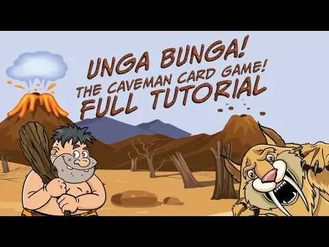 UNGA BUNGA! The Caveman Card Game! Full Tutorial