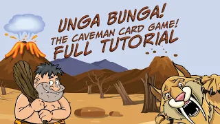 UNGA BUNGA! The Caveman Card Game! Full Tutorial