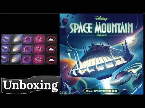 Disney Space Mountain Game: All Systems Go - Unboxing