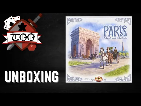 Paris Board Game Unboxing