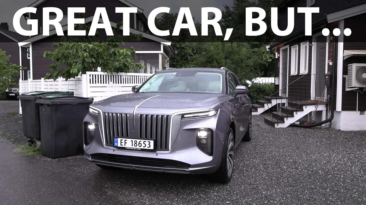 Driving Hongqi E-HS9 Exclusive+ home after Zeekr event in Gothenburg