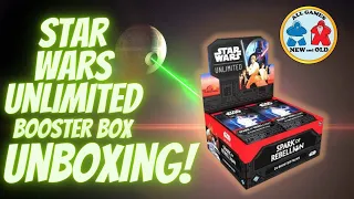 Star Wars Unlimited Booster Box (Unboxing!)