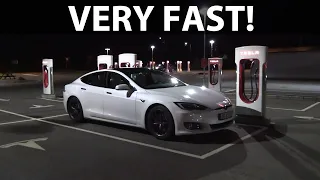 Model S LR Raven acceleration and noise test