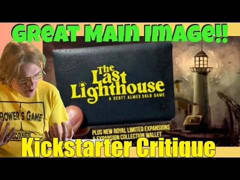 The Last Lighthouse - A Scott Almes Simply Solo Wallet Game - Kickstarter Critique Review