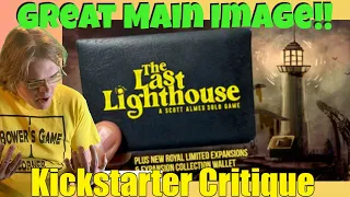 The Last Lighthouse - A Scott Almes Simply Solo Wallet Game - Kickstarter Critique Review