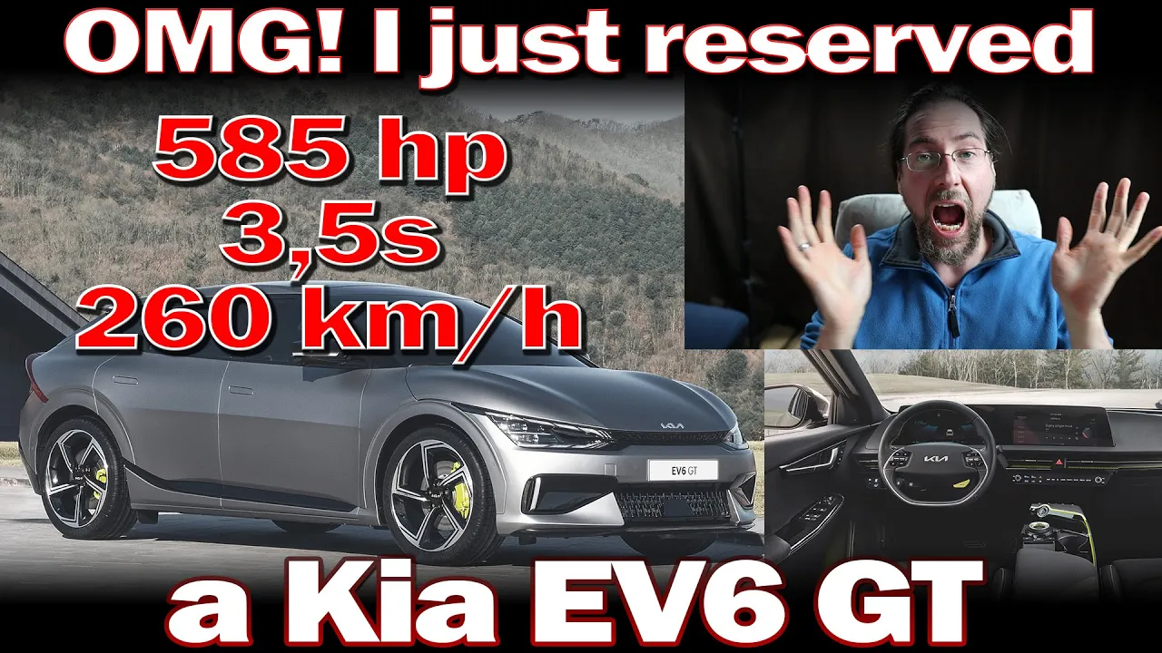 OMG! I just reserved a Kia EV6 GT. 585hp Monster
