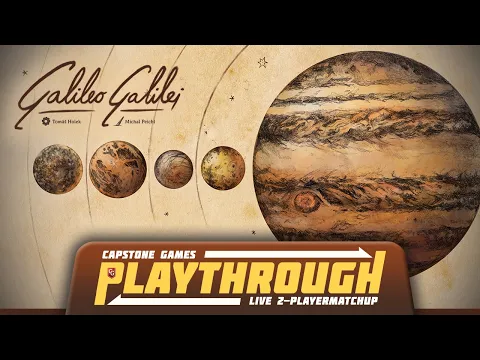 Galileo Galilei - Capstone Games Live Play - 2 Player Game