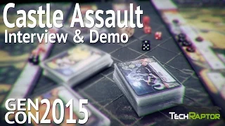 GenCon 2015 - Castle Assault Interview a& Gameplay demo