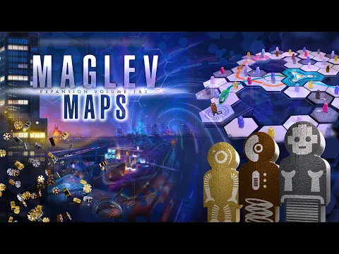 [TEASER] Maglev Metro from Bézier Games - Kickstarter Launches April 22nd!