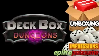 Deck Box Dungeons - Unboxing & Impressions (EN) by Epitrapaizoume
