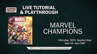 Marvel Champions - Live tutorial and playthrough