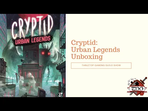 Cryptid: Urban Legends Board Game Unboxing