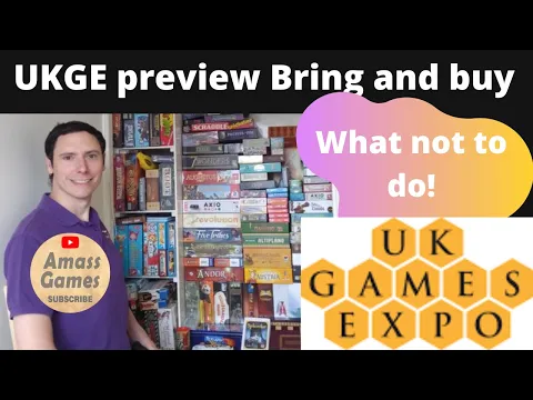Bring and Buy tips UKGE board games UK Games expo AmassGames top five 4K #games #gametok #boardgame