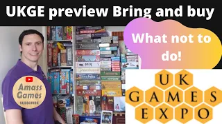 Bring and Buy tips UKGE board games UK Games expo AmassGames top five 4K #games #gametok #boardgame