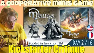 Malhya, Lands of Legends - Kickstarter Critique Review