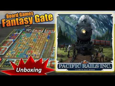 Unboxing | Pacific Rails Inc. KS Edition (2020) | Boardgame - Brettspiel