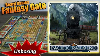 Unboxing | Pacific Rails Inc. KS Edition (2020) | Boardgame - Brettspiel