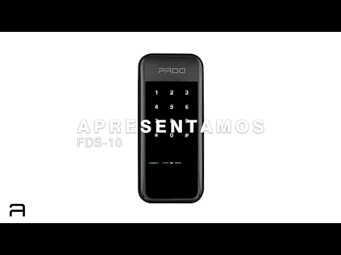 Fechadura Pado de Senha FDS-10 Preta de Sobrepor