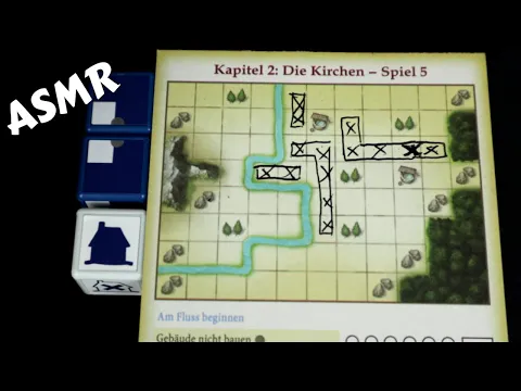 ASMR Solo Board Game Playthrough - MY CITY roll and write (Whispering) Chapter 2 Game 2/3
