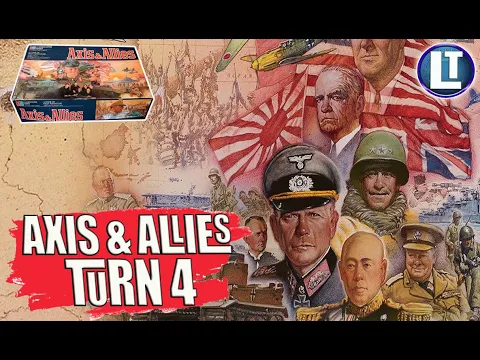 AXIS & ALLIES Full Game PLAYTHROUGH Part 4 / Example of Play
