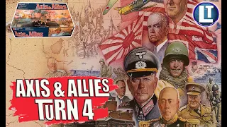 AXIS & ALLIES Full Game PLAYTHROUGH Part 4 / Example of Play