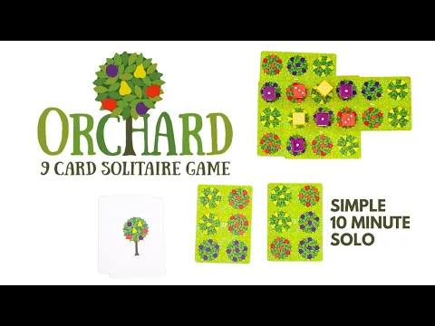 Orchard | Solo-Only Board Game Tutorial and Playthrough | The Classic 10-Minute Microgame