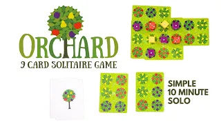 Orchard | Solo-Only Board Game Tutorial and Playthrough | The Classic 10-Minute Microgame