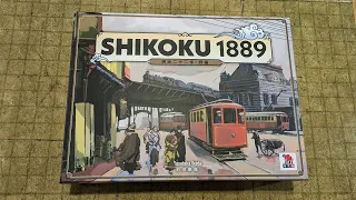 Shikoku 1889 Unboxing