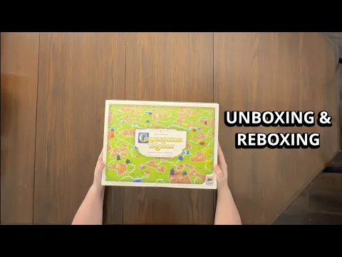 Carcassonne Big Box - Game Unboxing & Reboxing - What's in the Box?