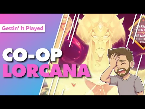 Disney Lorcana Illumineer's Quest Palace Heist Co-op Playthrough | Pre-con Decks