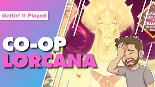 Disney Lorcana Illumineer's Quest Palace Heist Co-op Playthrough | Pre-con Decks
