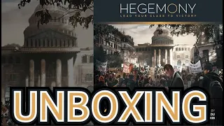 Hegemony: Lead Your Class To Victory - Unboxing [KICKSTARTER]