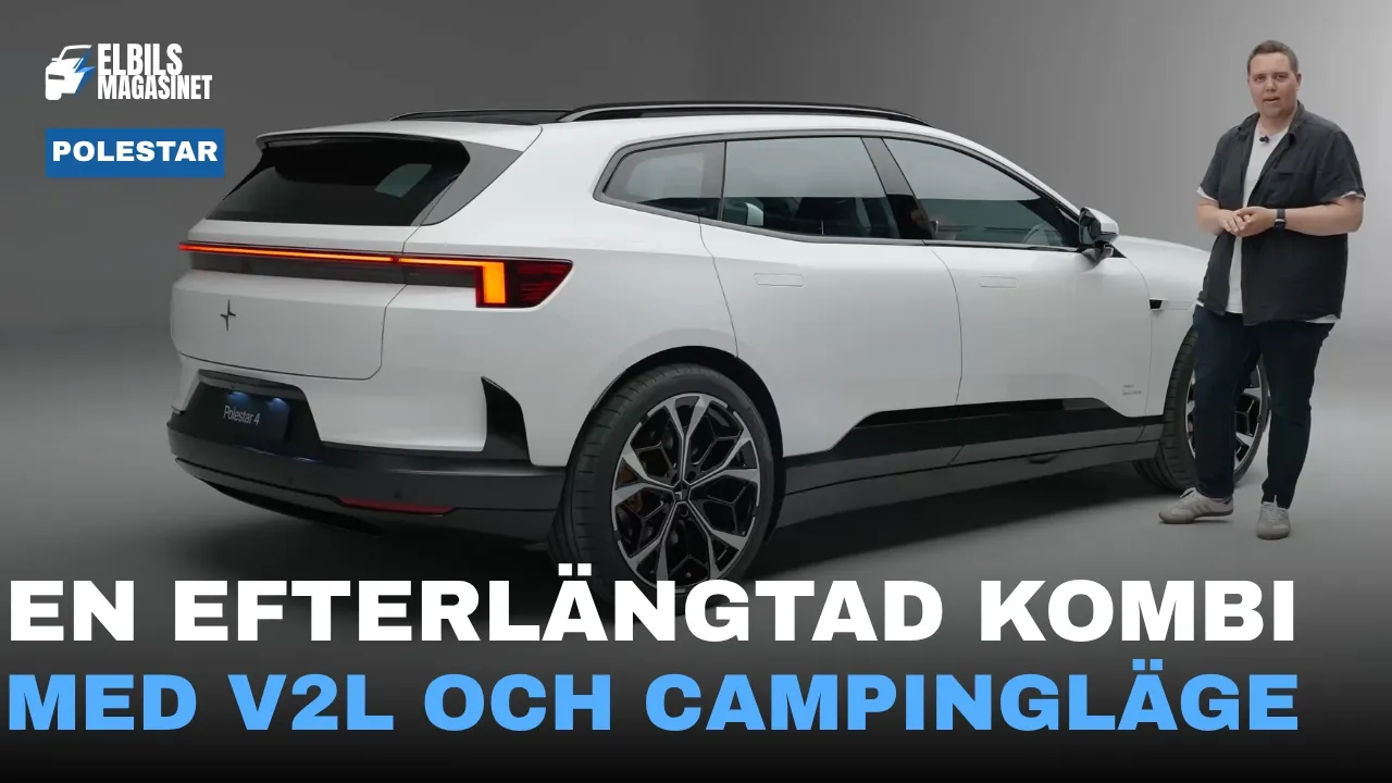 Premiär för Polestar 4 SUV | Inte bara större lastutrymme