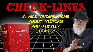 Double the challenge with this vintage 2-player pattern game "Check-Lines."