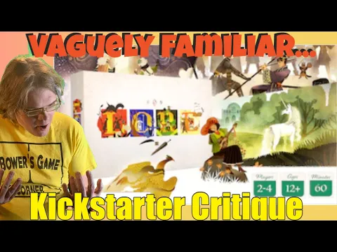 Lore: A Beautiful Adventure Board Game - Kickstarter Critique Review