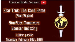 Star Trek: The Card Game (Fleer/Skybox, 1996) Booster Opening - Starfleet Maneuvers