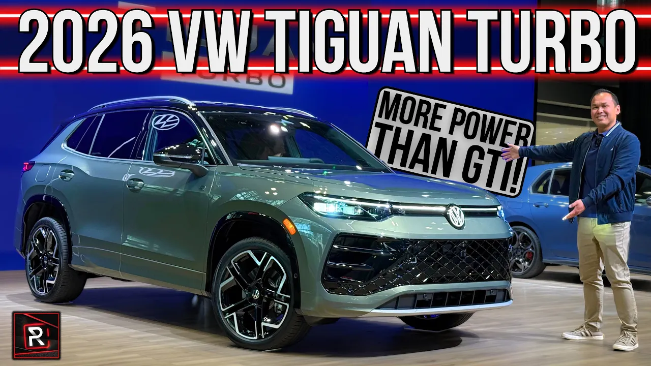 The 2026 Volkswagen Tiguan SEL R-Line Turbo Is A More Powerful SUV With GTI Vibes
