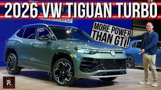 The 2026 Volkswagen Tiguan SEL R-Line Turbo Is A More Powerful SUV With GTI Vibes