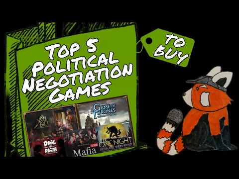 Top 5 Political Negotiation Games | Best Social Deduction Games | What Games to Buy