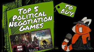 Top 5 Political Negotiation Games | Best Social Deduction Games | What Games to Buy