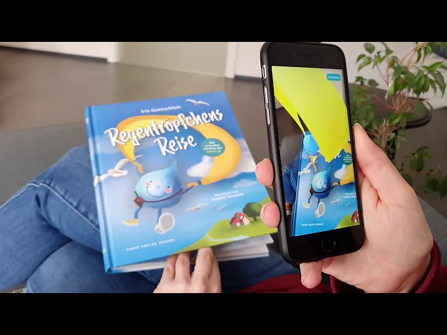 Augmented Reality book "Regentröpfchens Reise"