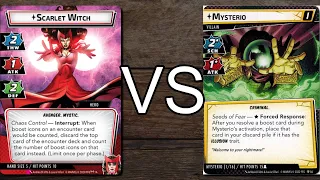 Scarlet Witch vs. Mysterio - Marvel Champions the Card Game