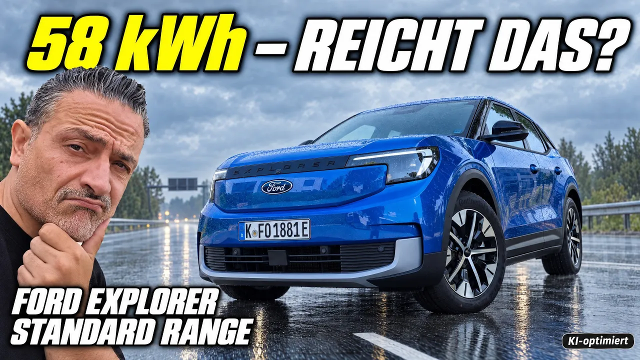 58 kWh vs Autobahn! Wie weit kommt der Ford Explorer wirklich?