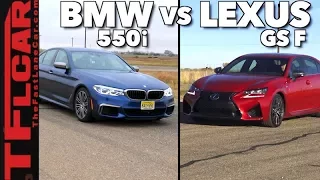 Which Car Is Faster: 2018 BMW 550i xDrive or Lexus GS F?